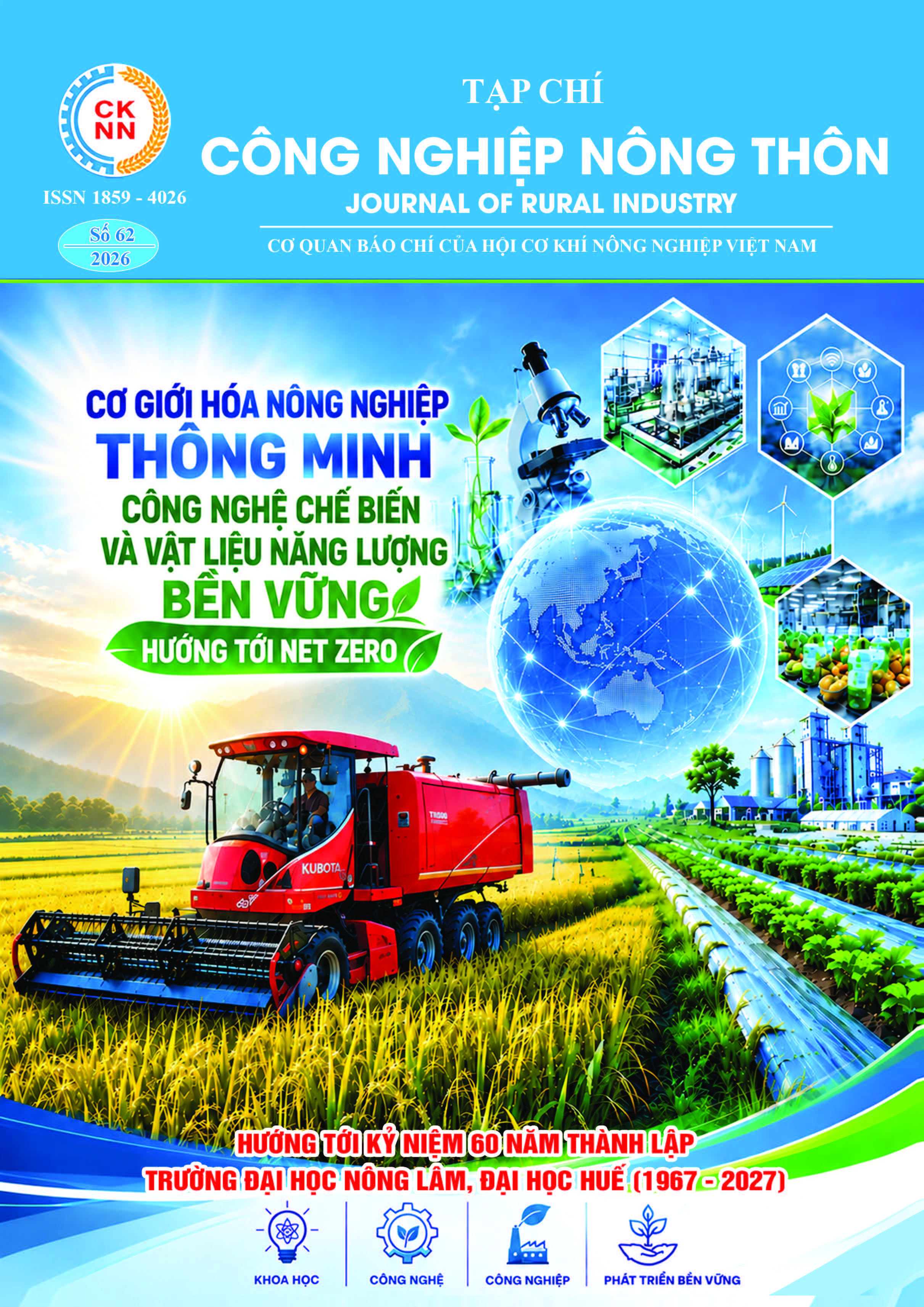 Tạp chí Công nghiệp nông thôn số 62/2026