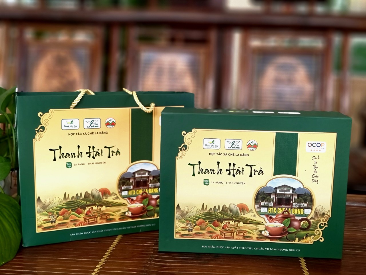 sản phẩm Thanh Hải trà - trà tôm nõn thượng hạng vừa được công nhận đạt chuẩn OCOP 5 sao quốc gia vào đầu tháng 5/2026