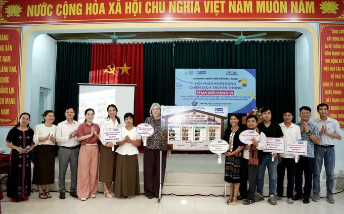 Hoạt động truyền thông thích ứng biến đổi khí hậu tại xã Đakrông, Quảng Trị.