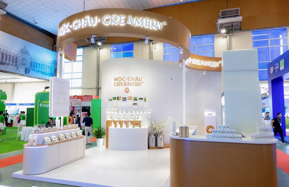 Mộc Châu Milk giới thiệu dòng sữa tươi đơn nguồn tại Vietnam Dairy 2026