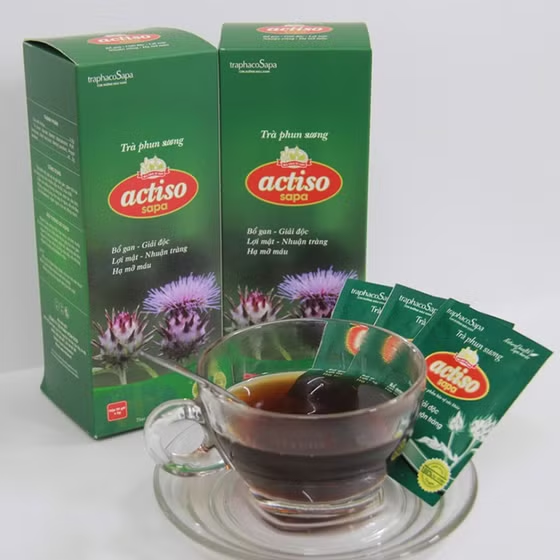 Trà phun sương Atiso Sa Pa là sản phẩm OCOP 5 sao quốc gia, được sản xuất từ nguồn nguyên liệu atiso đặc hữu vùng núi Tây Bắc.