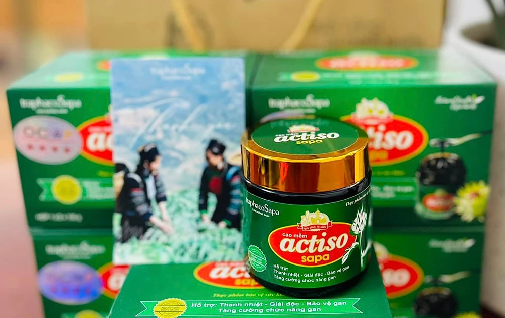 Cao mềm Atiso Sa Pa được chế biến từ nguồn nguyên liệu chất lượng cao, góp phần nâng cao giá trị kinh tế của cây dược liệu bản địa.