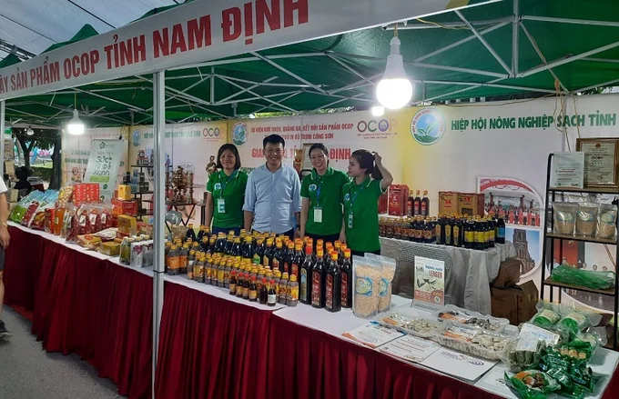 Các sản phẩm OCOP của Nam Định thường xuyên được giới thiệu tại các hội chợ xúc tiến thương mại nhằm mở rộng thị trường tiêu thụ.