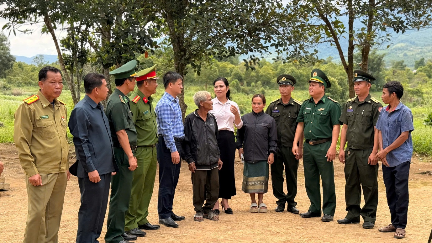 Khởi công xây dựng nhà “Nghĩa tình biên giới Việt Nam – Lào” tại khu vực biên giới Quảng Trị