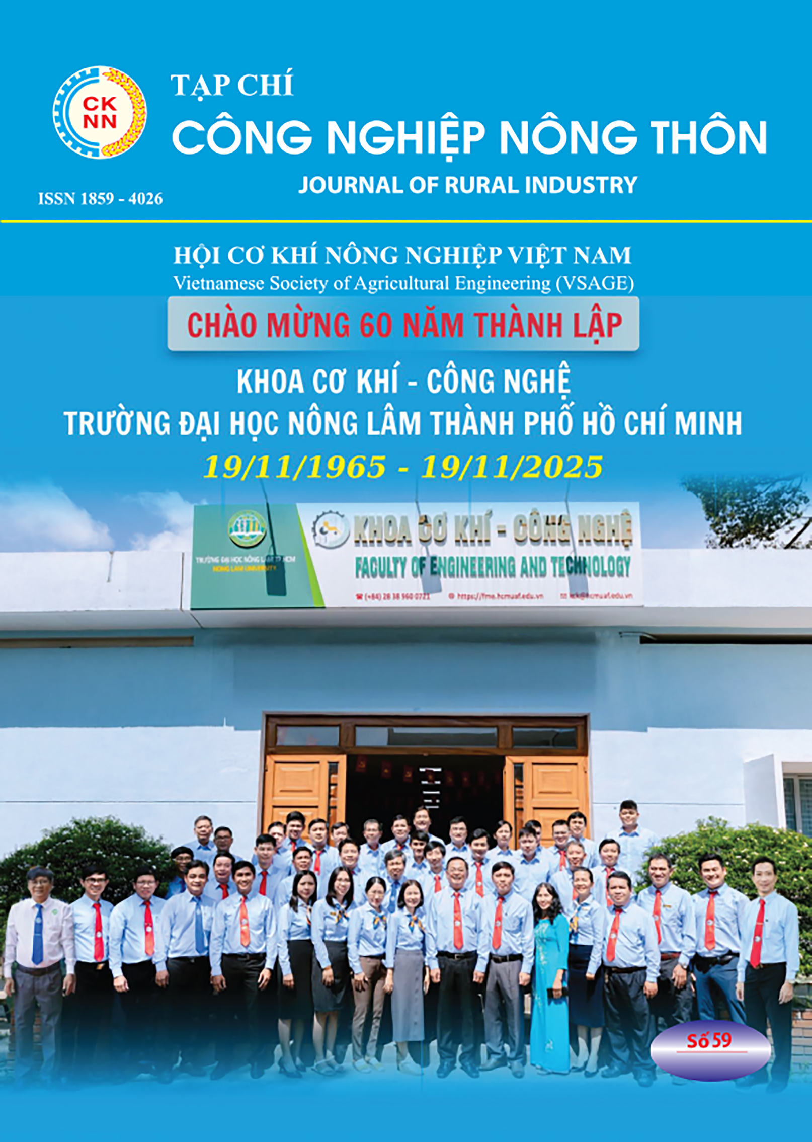 Tạp chí Công nghiệp nông thôn số 59/2025