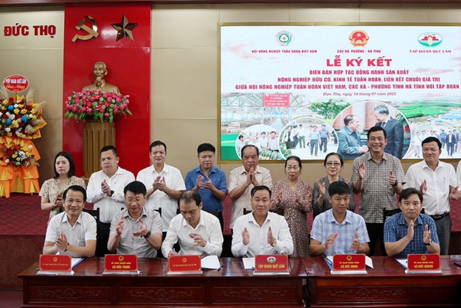 Tập đoàn Quế Lâm: Đẩy mạnh liên kết sản xuất nông nghiệp hữu cơ, tuần hoàn tại Hà Tĩnh