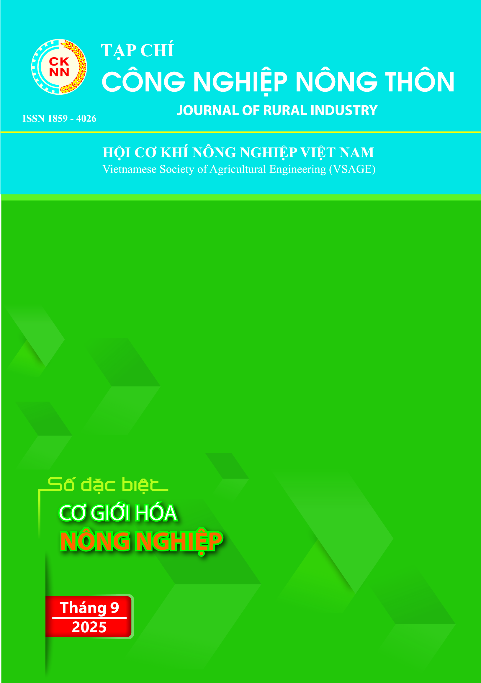 Tạp chí Công nghiệp nông thôn số 58/2025