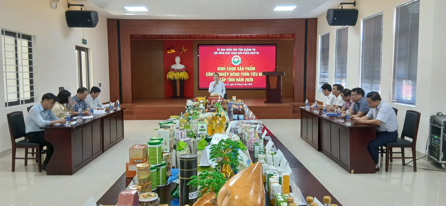 Quảng Trị bình chọn sản phẩm công nghiệp nông thôn tiêu biểu cấp tỉnh năm 2026