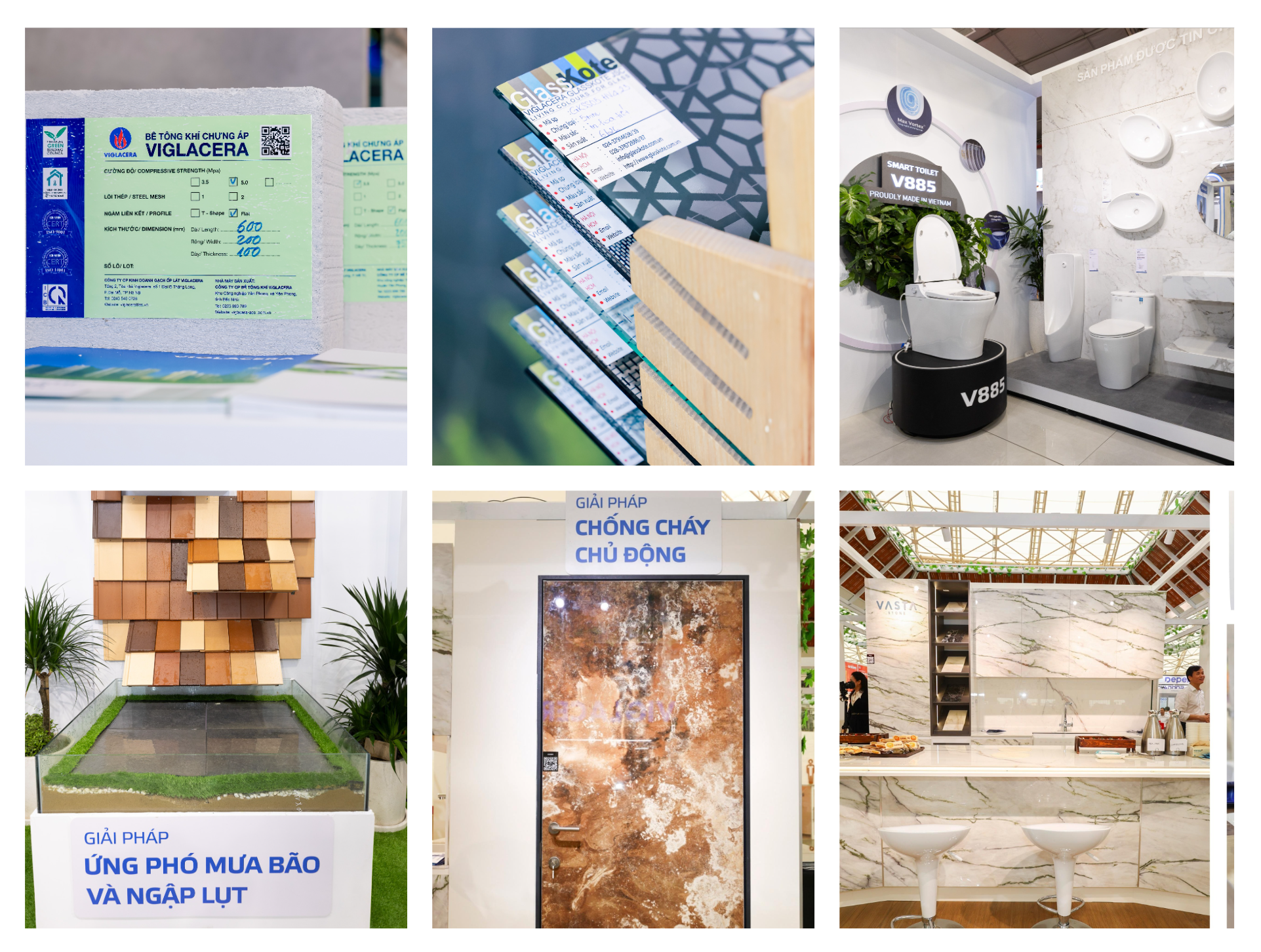 Viglacera giới thiệu 6 giải pháp vật liệu xanh tại Vietbuild TP.HCM 2026