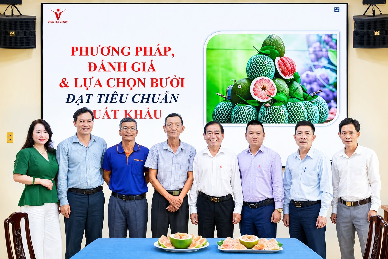 Vina T&T Group đồng hàng cùng Trị An phát triển chuỗi giá trị bưởi xuất khẩu