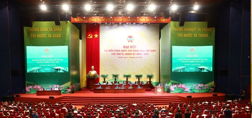 Đại biểu tham dự Đại hội đại biểu toàn quốc Hội Nông dân Việt Nam lần thứ IX, thể hiện tinh thần đoàn kết và quyết tâm xây dựng giai cấp nông dân vững mạnh trong giai đoạn mới.