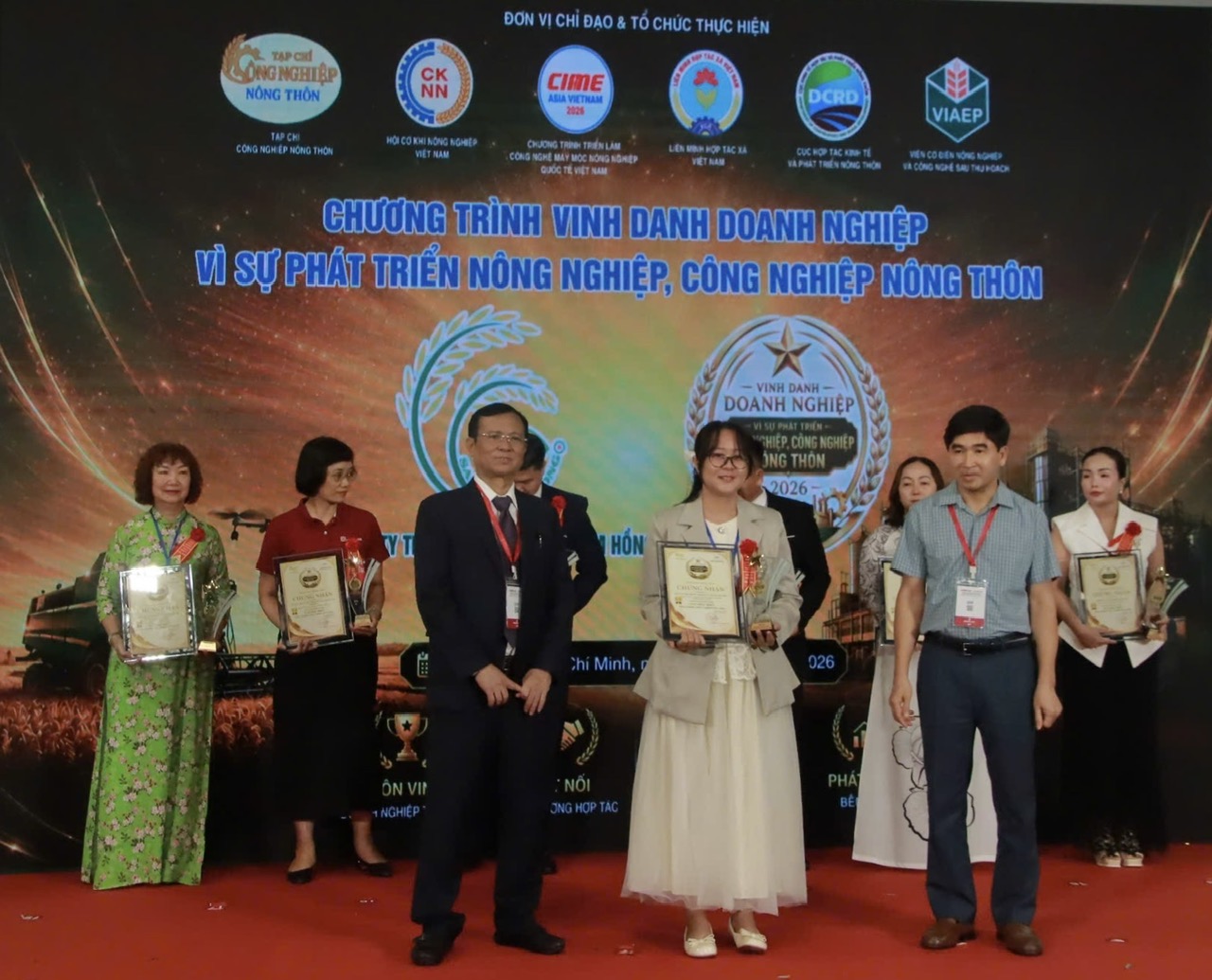 Vinh danh Doanh nghiệp tại CIAME Asia Vietnam 2026: Những dấu ấn tiên phong kiến tạo nền nông nghiệp hiện đại
