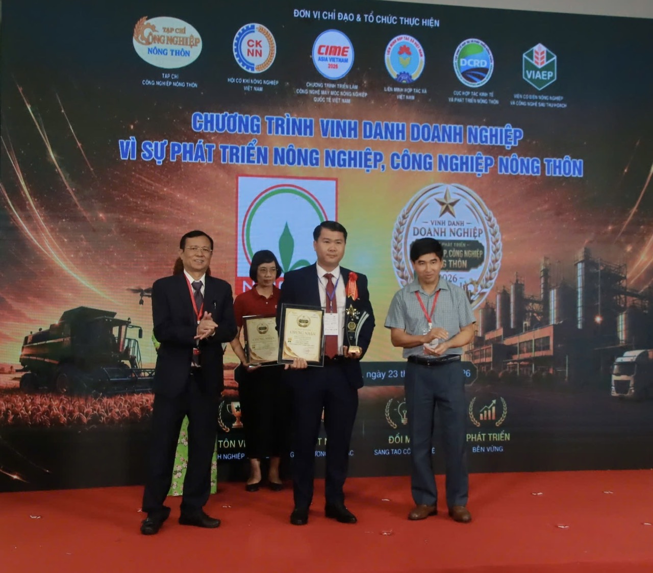 Vinh danh Doanh nghiệp tại CIAME Asia Vietnam 2026: Những dấu ấn tiên phong kiến tạo nền nông nghiệp hiện đại