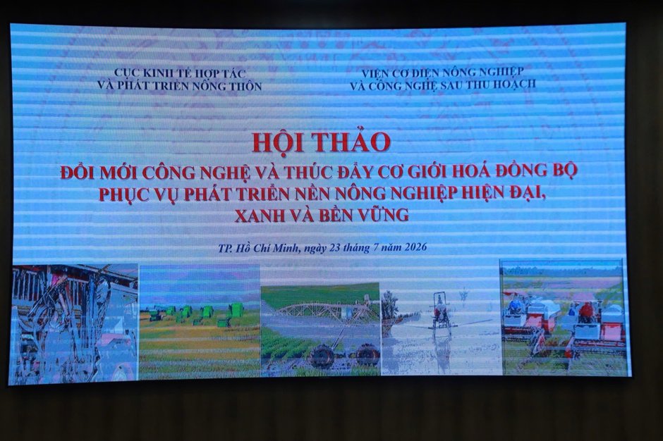 Đổi mới công nghệ và thúc đẩy cơ giới hóa đồng bộ: Kiến tạo nền nông nghiệp hiện đại, xanh và bền vững