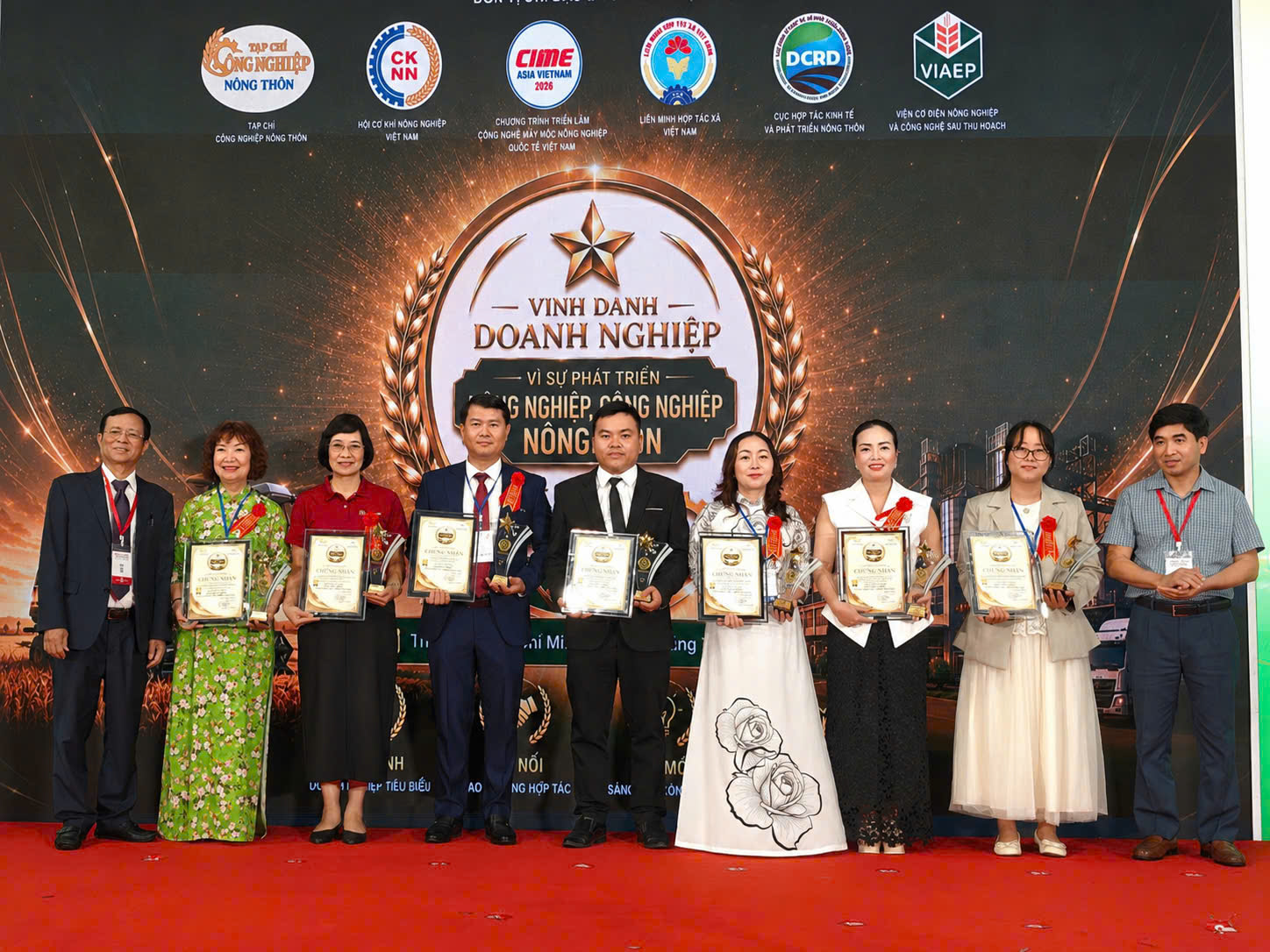 Công ty Cổ phần Cơ khí Vina Nha Trang được vinh danh tại CIAME Asia Vietnam 2026