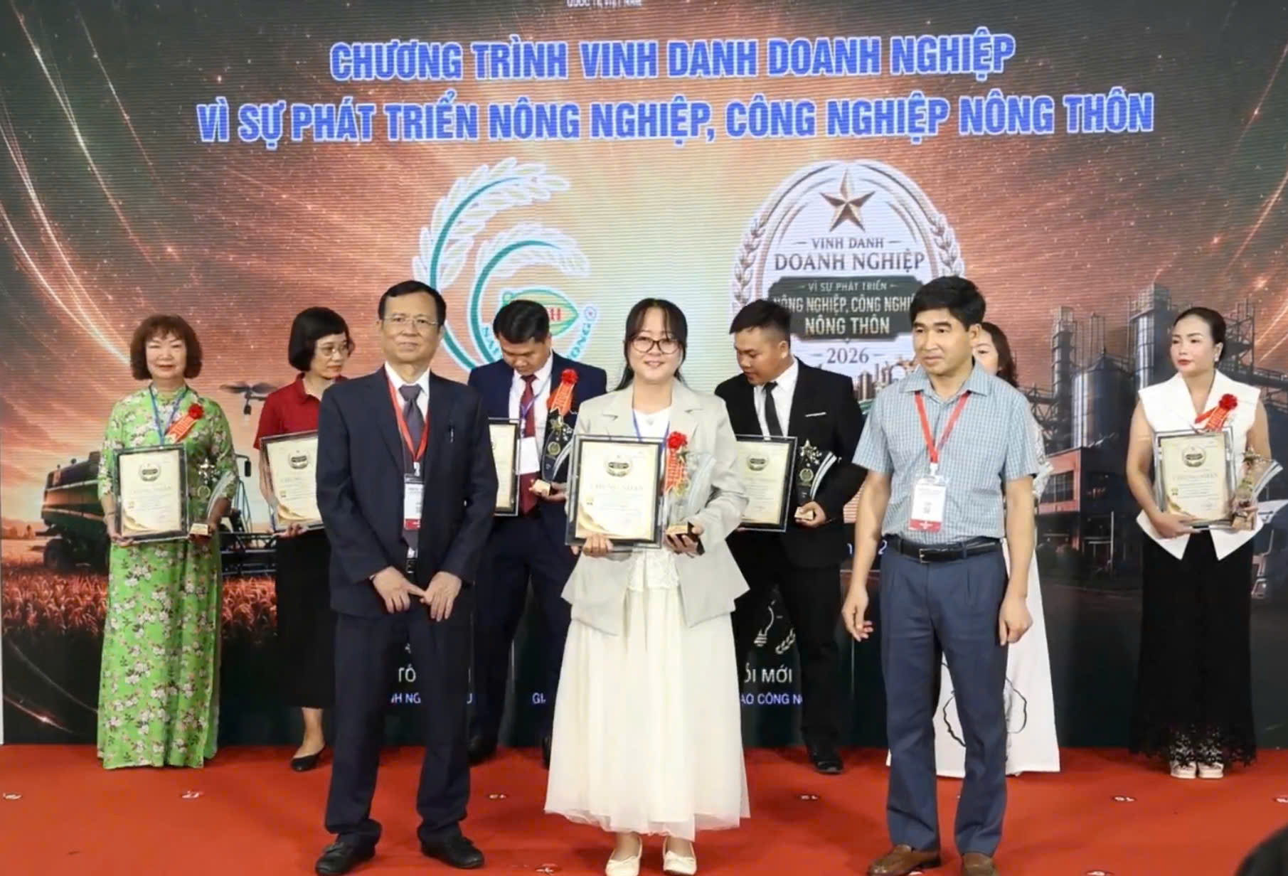 Sài Gòn Kim Hồng ghi dấu ấn tại CIAME Asia Vietnam 2026 với danh hiệu “Doanh nghiệp vì sự phát triển nông nghiệp, công nghiệp nông thôn”