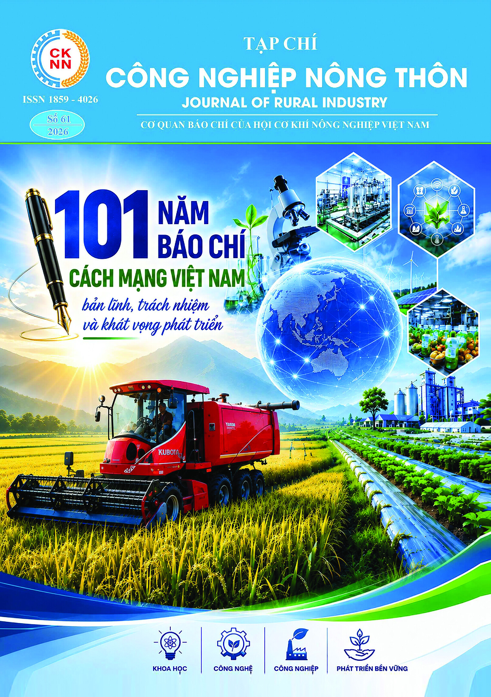 Tạp chí Công nghiệp nông thôn số 61/2026