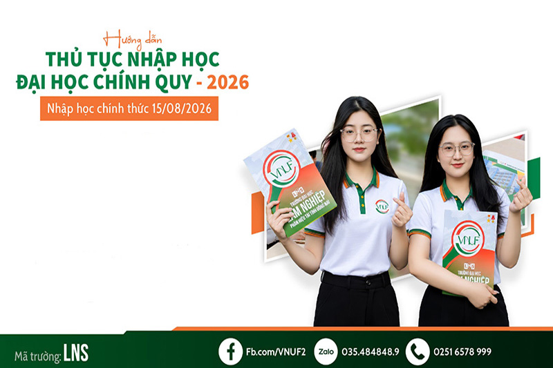 Làm thủ tục nhập học từ ngày 15/8