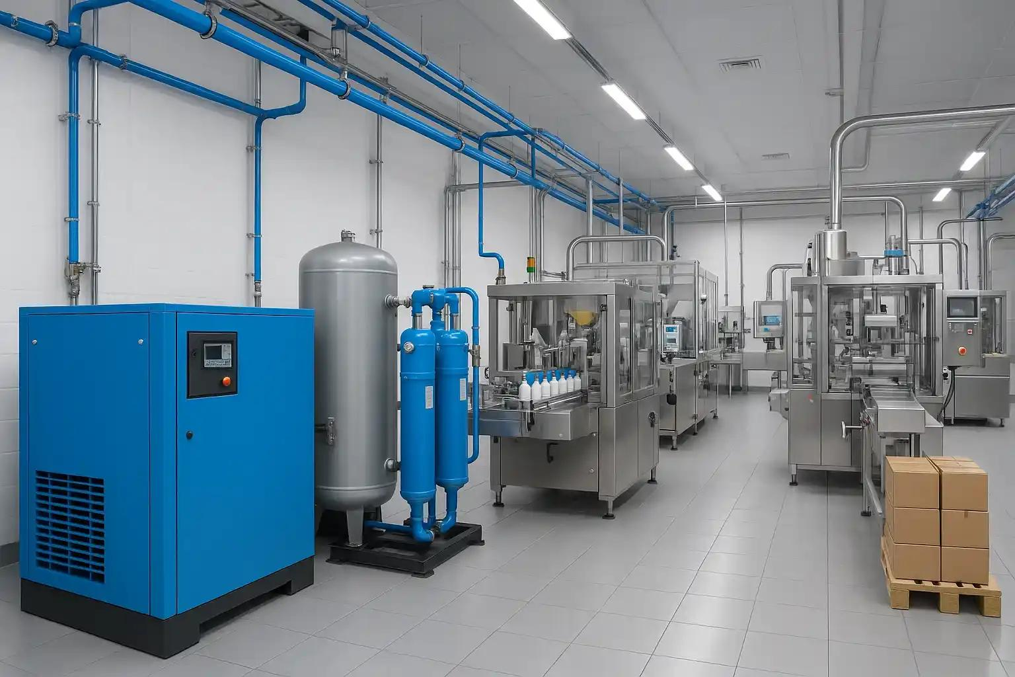 Khí nén: “mỏ năng lượng” bị bỏ quên trong nhà máy nông sản
