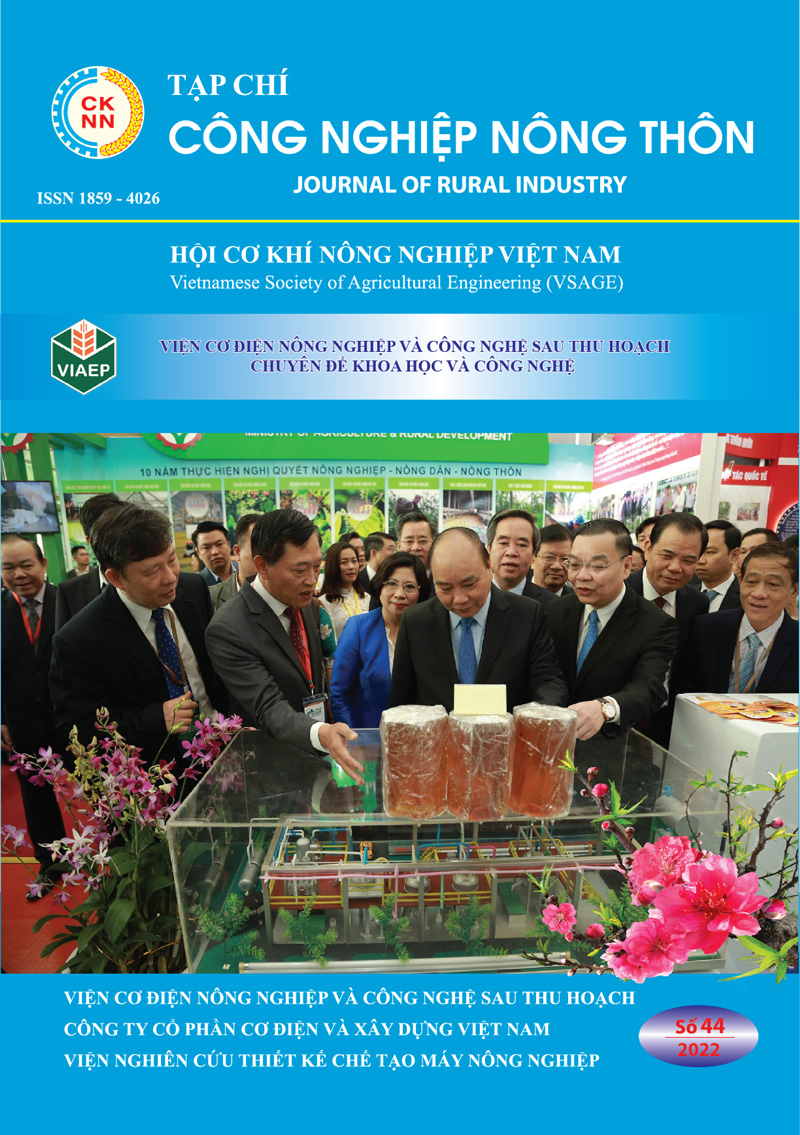 Tạp chí công nghiệp nông thôn số 44/2022