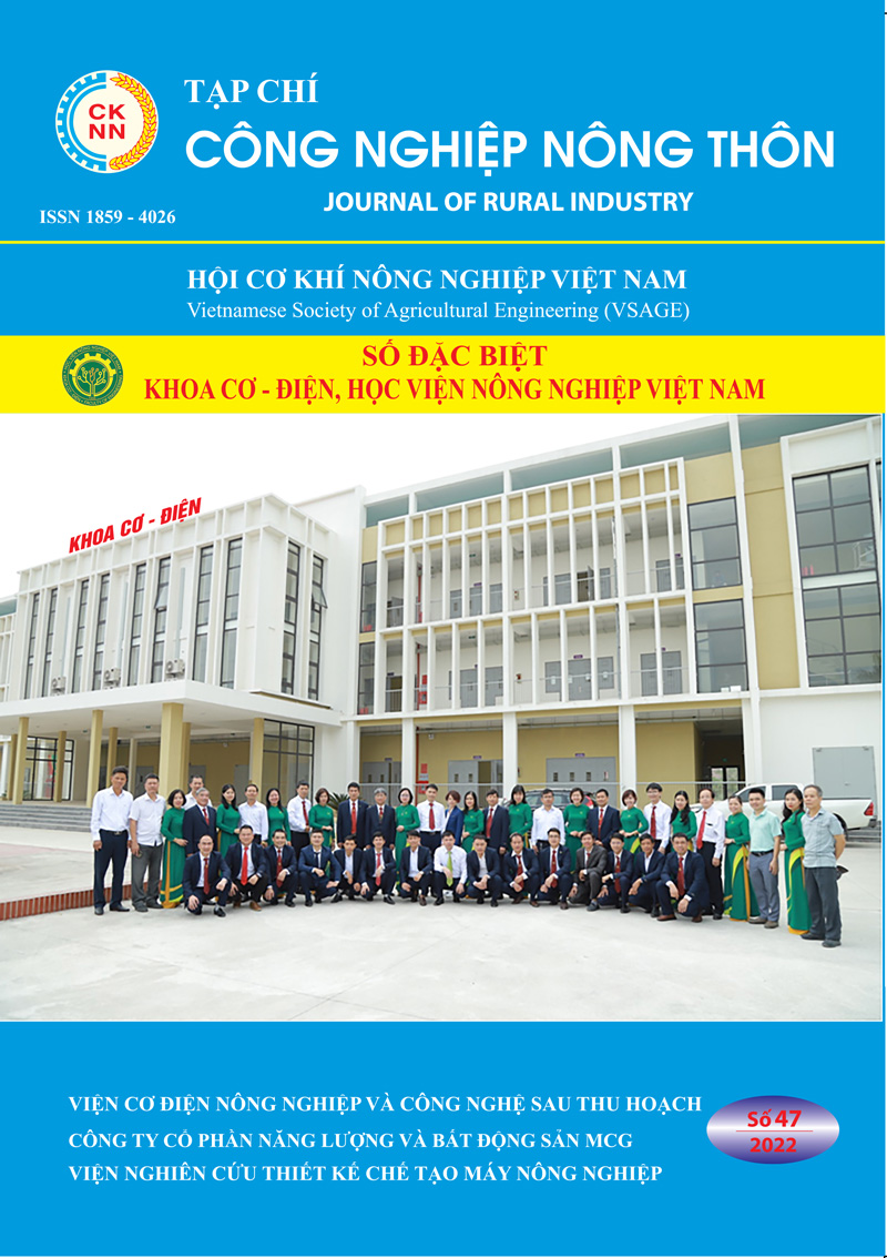 Tạp chí công nghiệp nông thôn số 47/2022