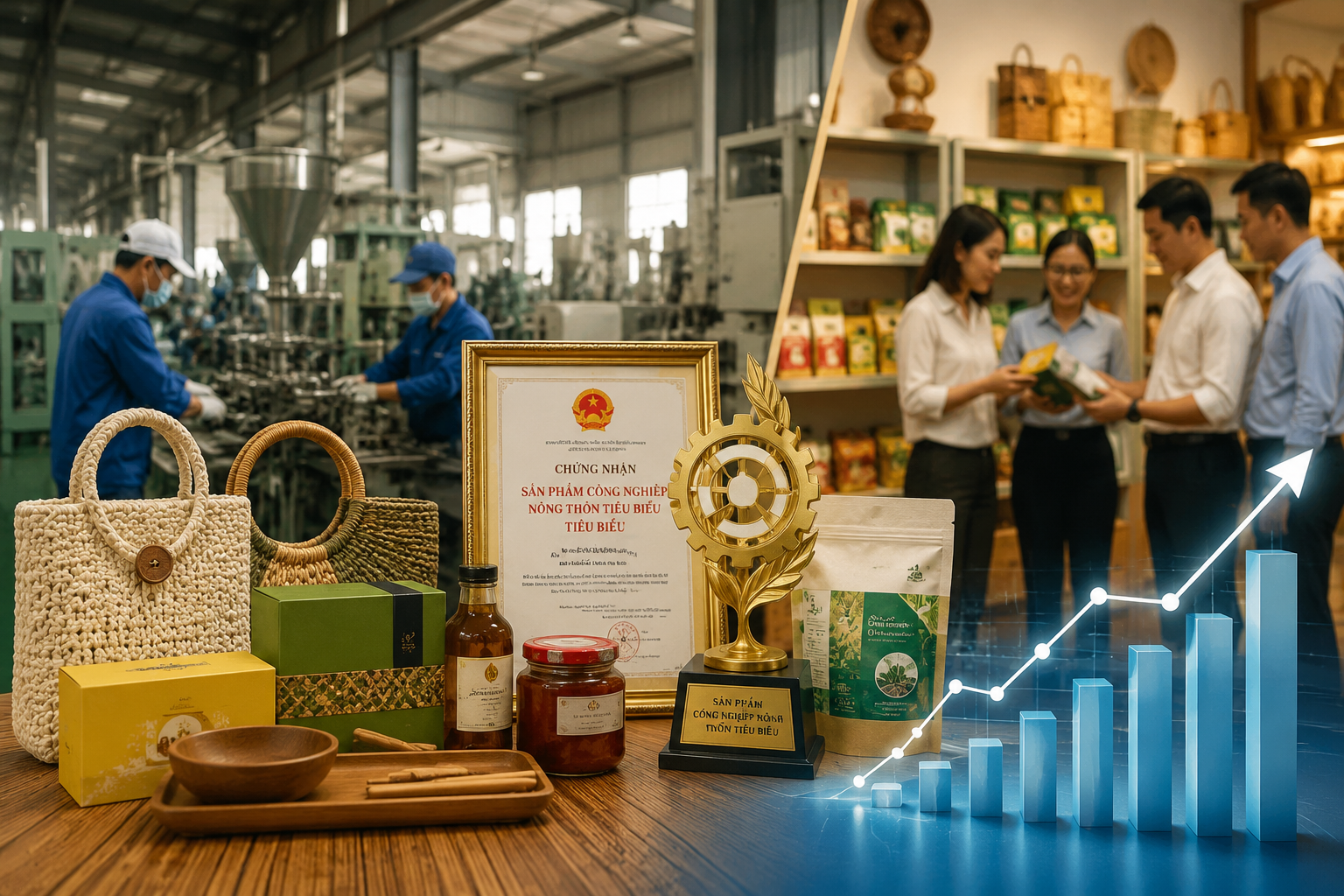 Bài toán phía sau sản phẩm công nghiệp nông thôn tiêu biểu