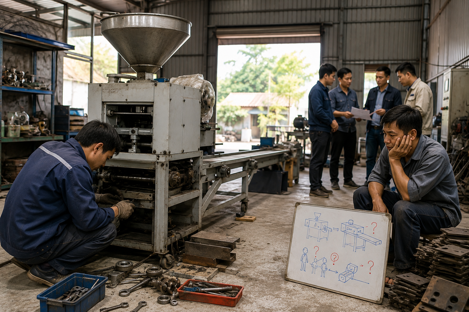 Máy móc đã về làng, vì sao thợ giỏi vẫn chưa đủ?