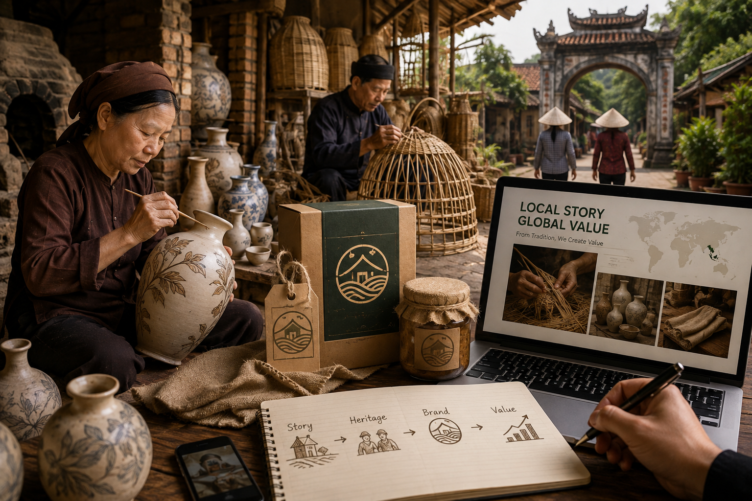 Khi làng nghề bước vào cuộc chơi thương hiệu: Ai đang nắm giữ giá trị của câu chuyện địa phương?