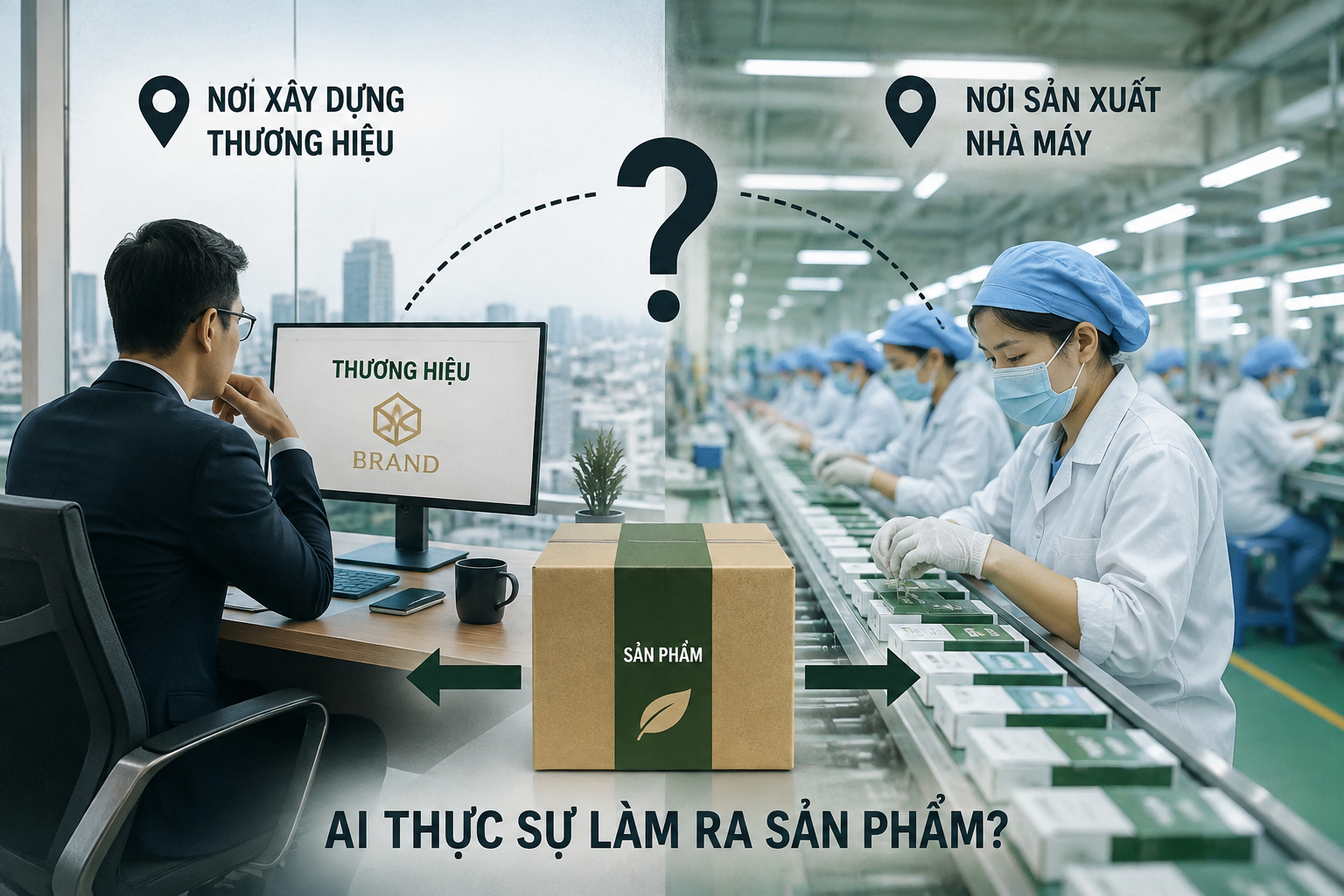 Tên thương hiệu một nơi, nhà máy một nơi: Ai thực sự làm ra sản phẩm?