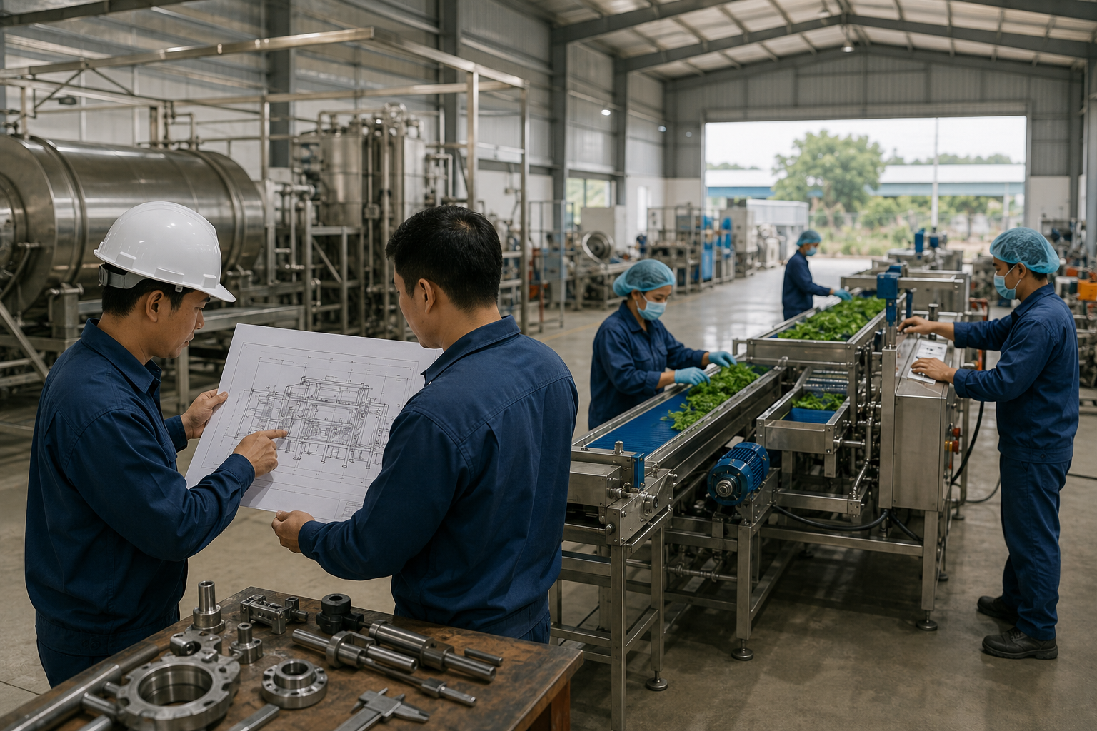 Từ một chiếc máy đến cả dây chuyền: Ai đang “nâng cấp” nhà xưởng nông thôn?