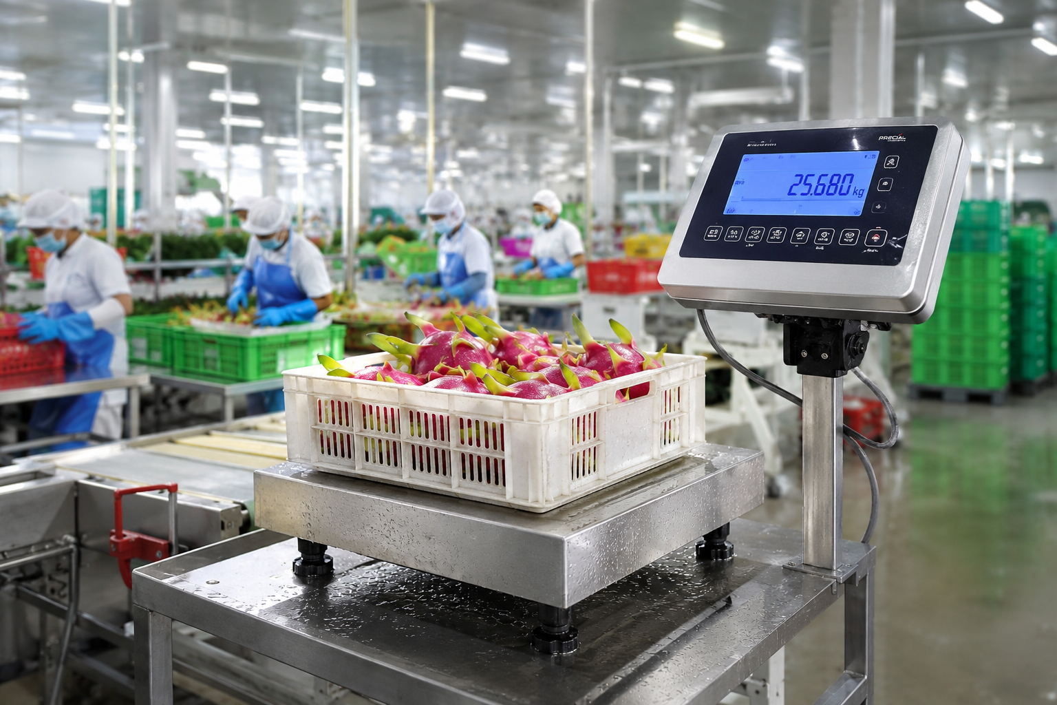 Cân điện tử công nghiệp - “Nhân viên thống kê” mới của nhà máy nông sản