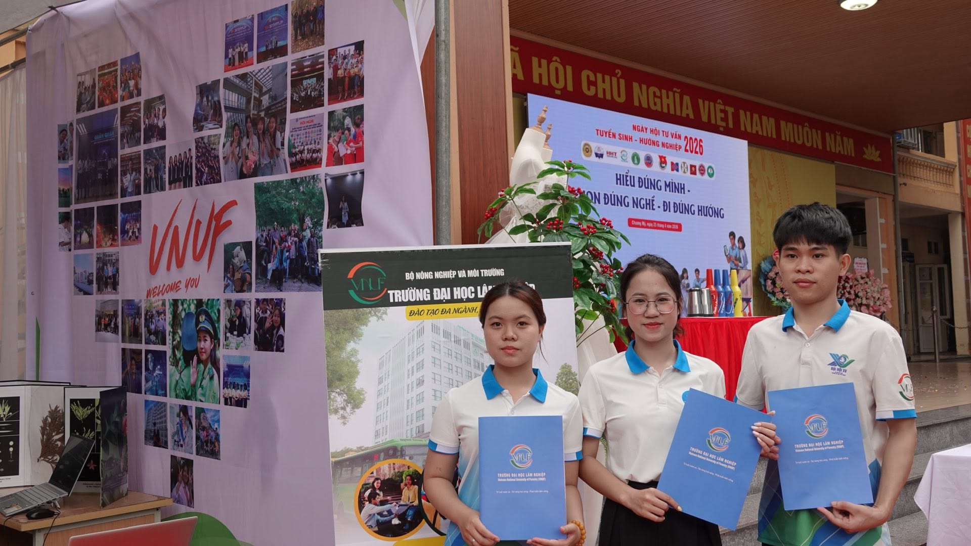 Trường Đại học Lâm nghiệp tại Ngày hội tuyển sinh, tư vấn hướng nghiệp năm 2026. Ảnh: Trường Đại học Lâm nghiệp