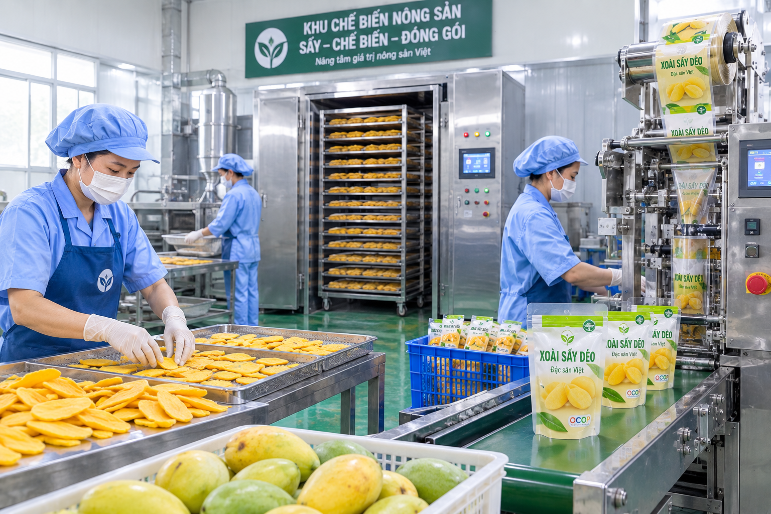 Xưởng chế biến “3 trong 1” đang xuất hiện ở nông thôn