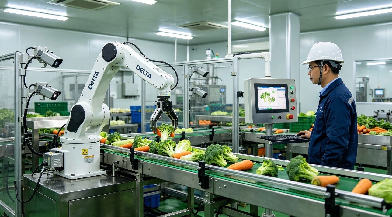 Robot vào dây chuyền nông sản: Tự động hóa từng công đoạn để đi xa hơn