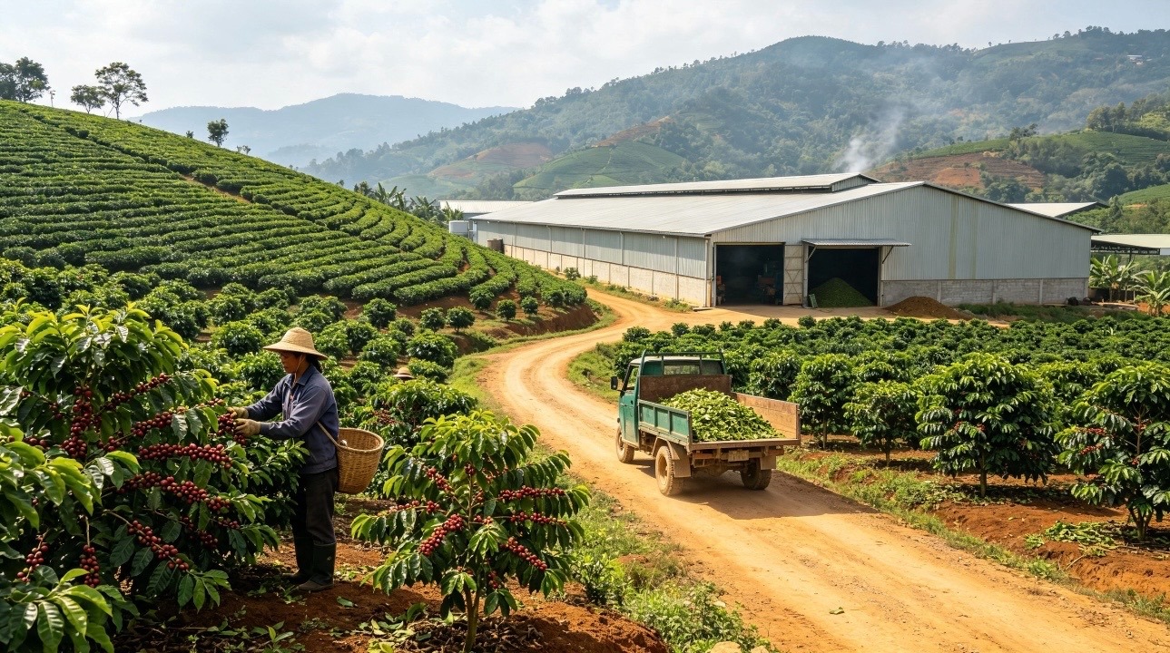 Khi nhà máy về gần vùng nguyên liệu, từng khâu đều được kiểm soát