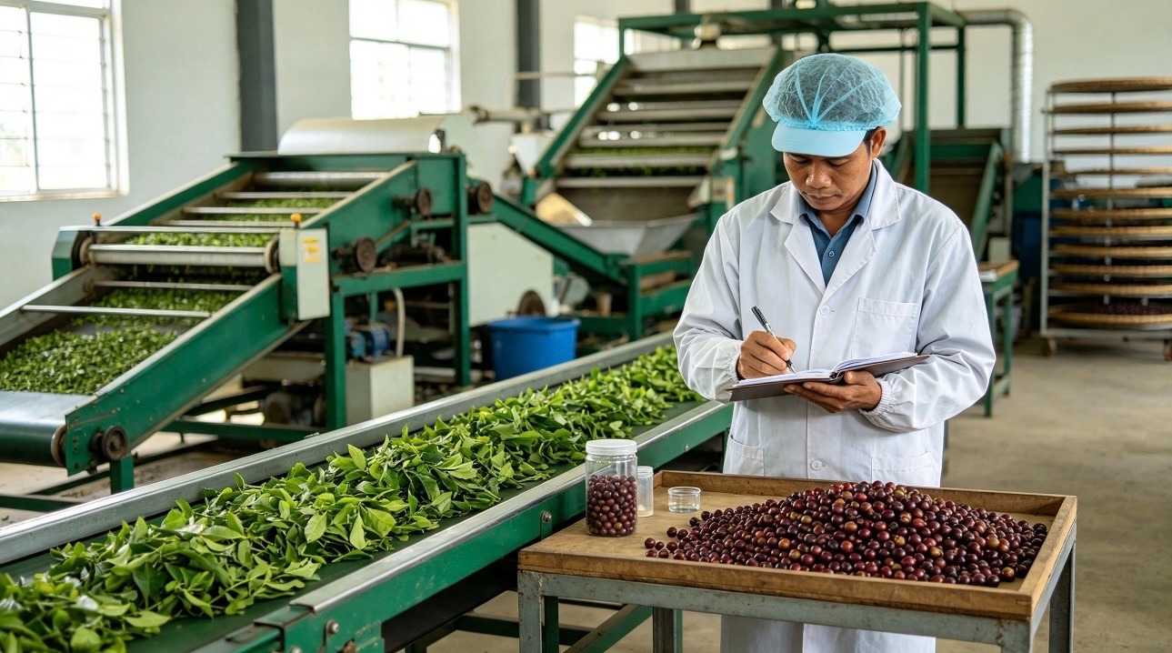 Khi nhà máy về gần vùng nguyên liệu, từng khâu đều được kiểm soát