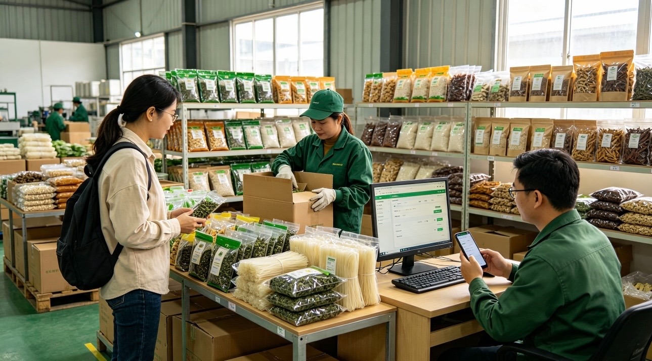 Không đặt tất cả đầu ra vào một kênh: Doanh nghiệp nông thôn mở thêm đường vào thị trường