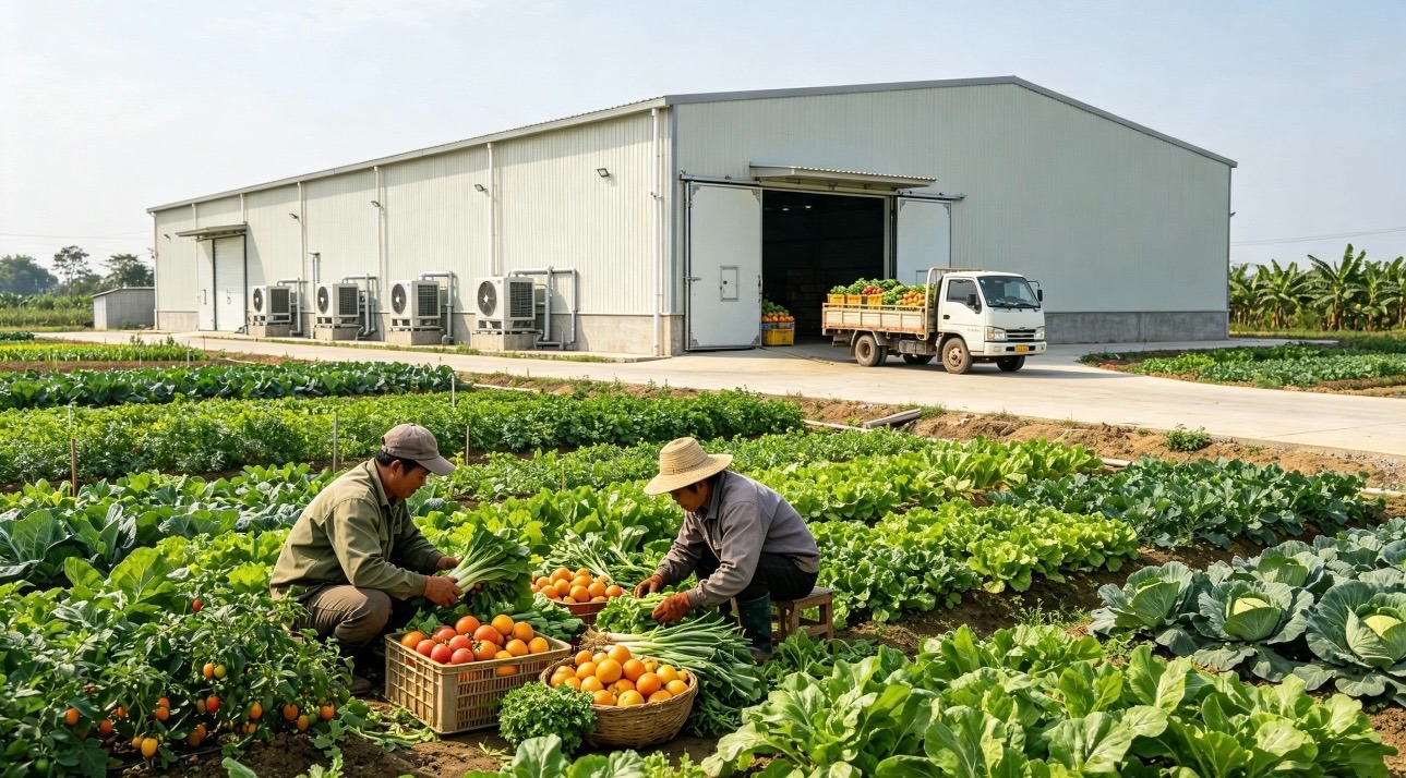 Kho lạnh về sát vùng trồng, nông sản có thêm thời gian để bán