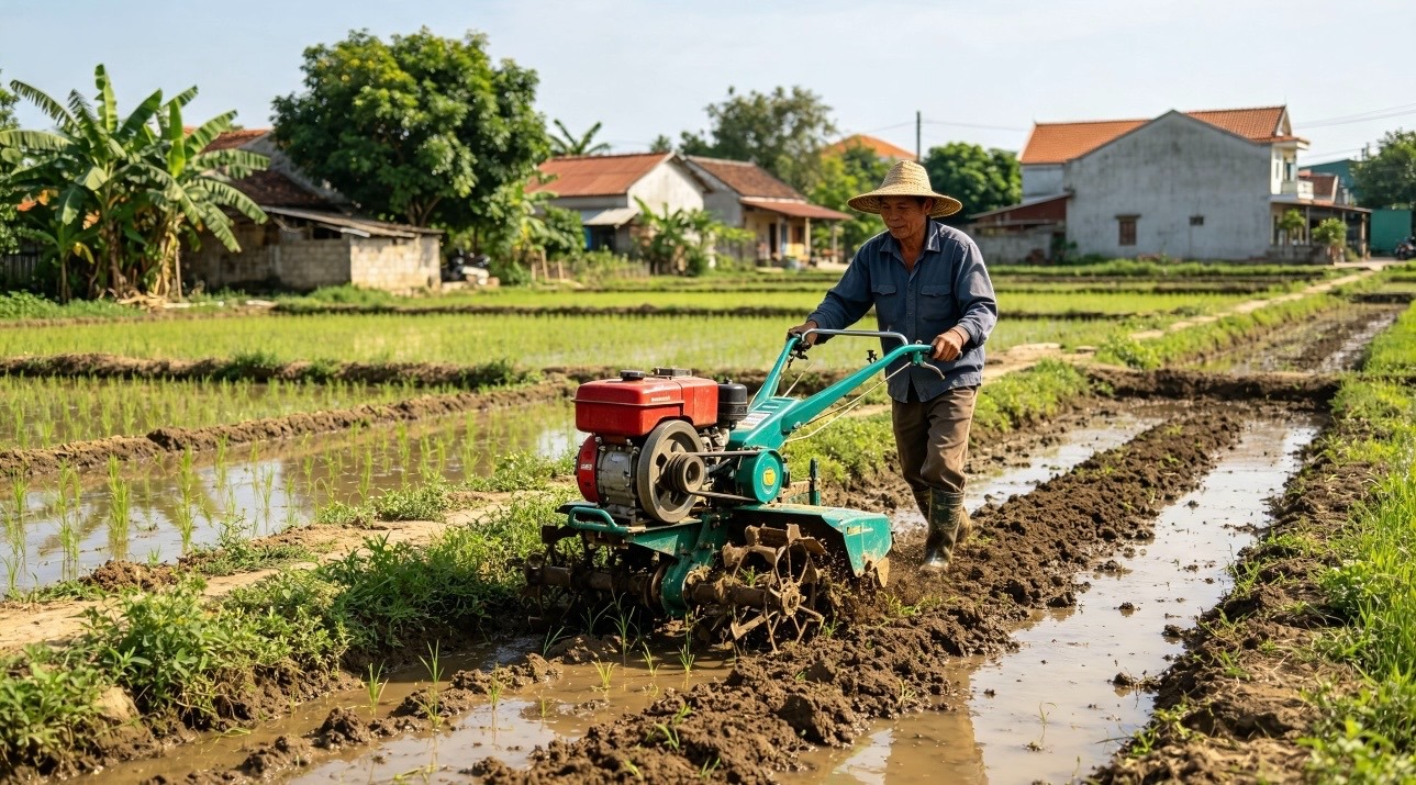 Ruộng nhỏ, máy cũng phải nhỏ: Cơ giới hóa vừa sức cho nông thôn
