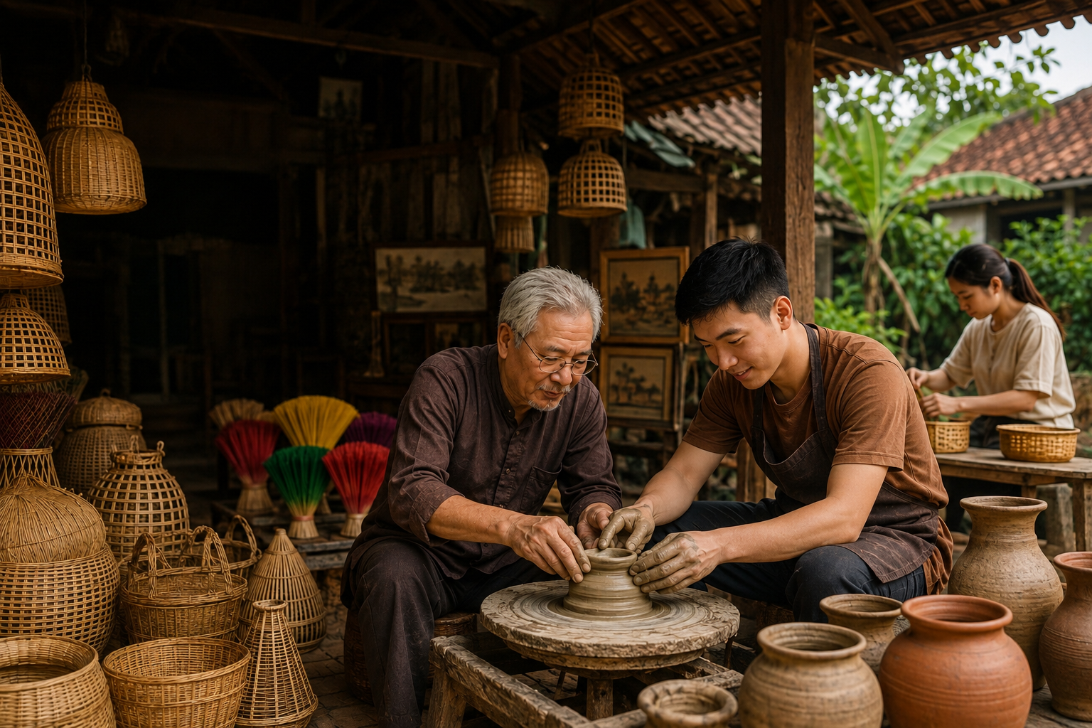 Nghề truyền thống cần người trẻ: Ai sẽ giữ lửa và đưa nghề đi xa?