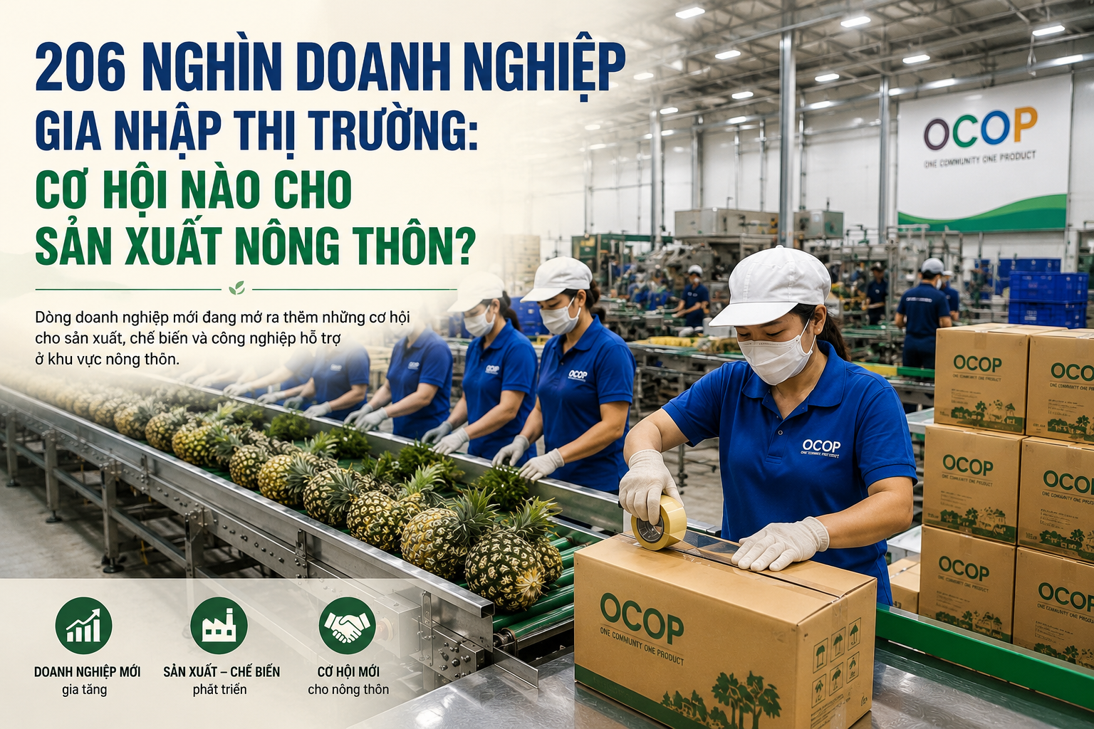206 nghìn doanh nghiệp gia nhập thị trường: Cơ hội nào cho sản xuất nông thôn?
