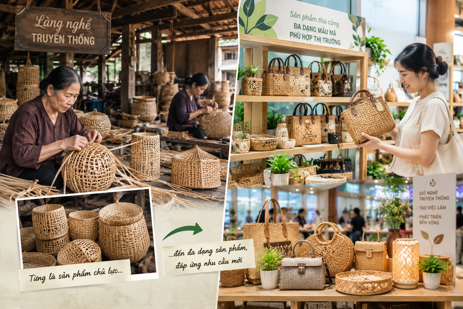 Làng nghề đổi sản phẩm: Khi thứ từng nổi tiếng nhất không còn là chủ lực