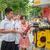 Gần 700 học sinh và giáo viên MAY ACADEMY hào hứng trải nghiệm làm "chiến sĩ phòng cháy, chữa cháy”