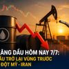 Giá xăng dầu hôm nay 7/7: Giá dầu trở lại vùng trước xung đột Mỹ - Iran
