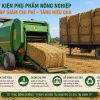 Máy ép kiện phụ phẩm nông nghiệp: “Chìa khóa logistics” giúp rơm và thân ngô có giá trị hơn