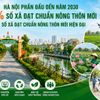 Hà Nội đặt mục tiêu 80% số xã đạt chuẩn nông thôn mới vào năm 2030