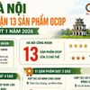 [Infographic] Hà Nội công nhận 13 sản phẩm OCOP đợt 1 năm 2026