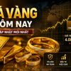 Giá vàng hôm nay (5/8): Vàng miếng giảm 500.000 đồng/lượng, vàng thế giới bật tăng lên 4.076 USD/ounce