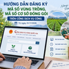 Hướng dẫn đăng ký mã số vùng trồng, mã số cơ sở đóng gói trên Cổng Dịch vụ công