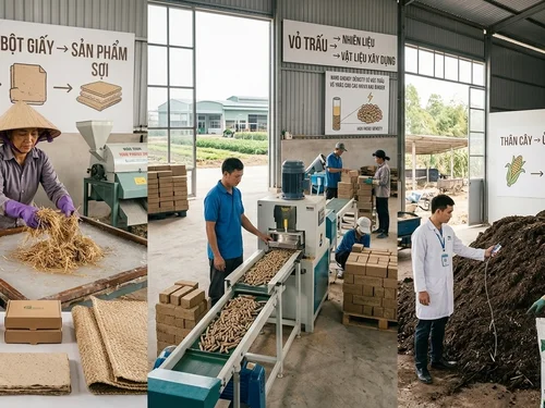 Cách xử lý phụ phẩm nông nghiệp để vừa bảo vệ môi trường vừa tạo thêm thu nhập